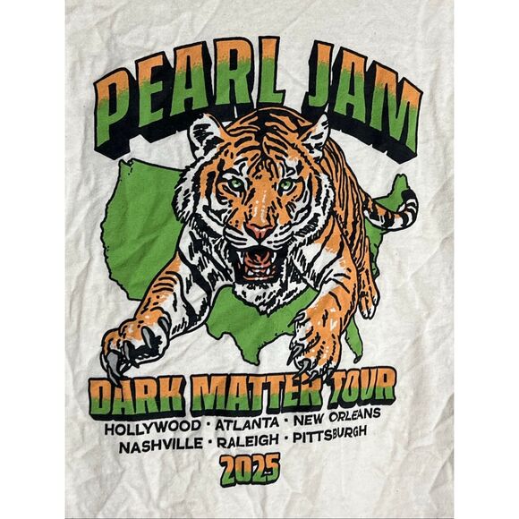 Pearl Jam 2025 Dark Matter Youth XL Tour Tee - Picture 4 of 6
